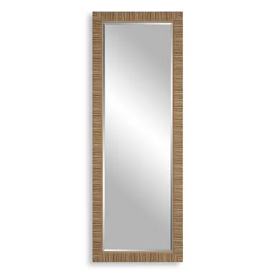 Cinnabar Road Hazel 25" X 70" Natural Wrapped Wall/floor Mirror