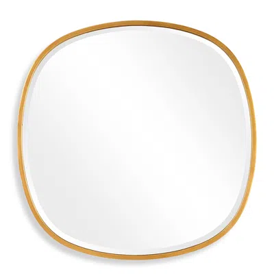 Cinnabar Road Horizon Halo Gold 30" Round Wall Mirror