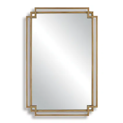 Cinnabar Road Kensington Brushed Gold 22" X 34" Wall Mirror