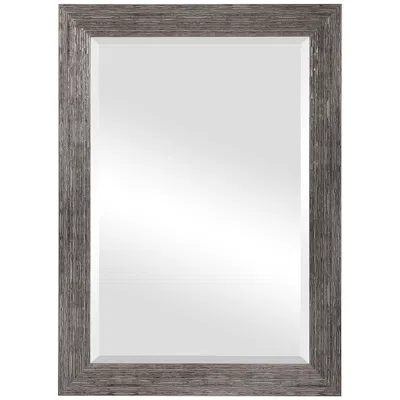 Cinnabar Road Meadowview Silver Toned 26" X 36" Wall Mirror