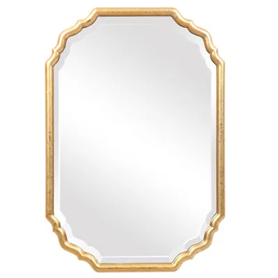 Cinnabar Road Natomas Metallic Gold 21 1/2" X 31 1/2" Wall Mirror