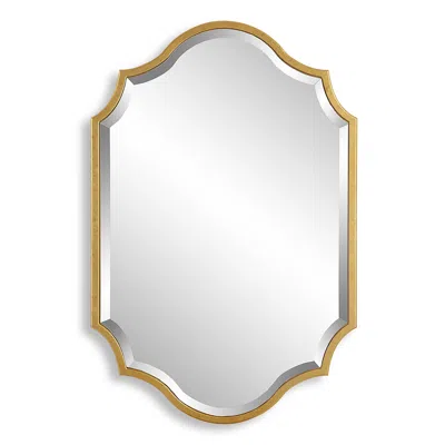 Cinnabar Road Regency Rich Gold Leaf 27" X 40 1/2" Wall Mirror