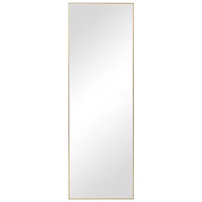 Cinnabar Road Reid Gold 20" X 60" Wall/floor Mirror