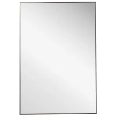 Cinnabar Road Reid Silver 21" X 31" Rectangular Wall Mirror