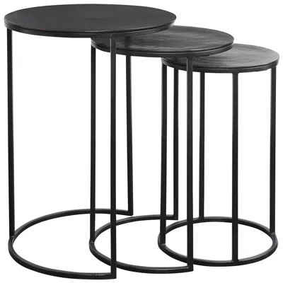 Cinnabar Road Robin Rich Espresso Nesting Tables Set Of 3