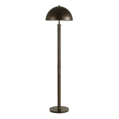 Cinnabar Road San Saba 58 1/2" High Dark Bronze Dome Floor Lamp