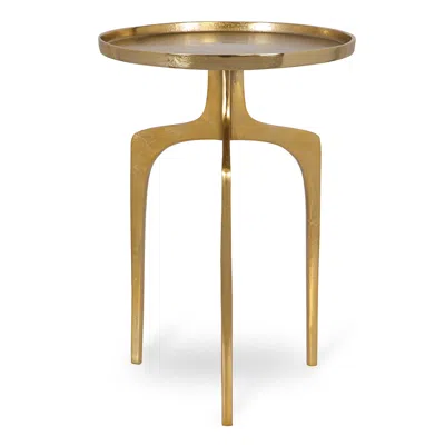 Cinnabar Road Sedona 15" Wide Soft Gold Accent Table