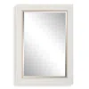 Cinnabar Road Serenova White 25" X 35" Rectangular Wall Mirror
