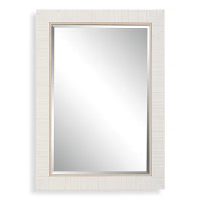 Cinnabar Road Serenova White 25" X 35" Rectangular Wall Mirror