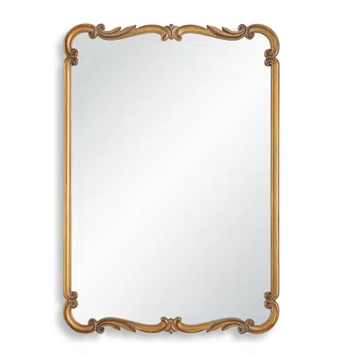Cinnabar Road Xander Antique Gold 22" X 32" Ornate Wall Mirror