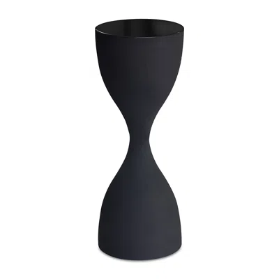 Cinnabar Road Zara 9" Wide Black Hourglass Accent Table