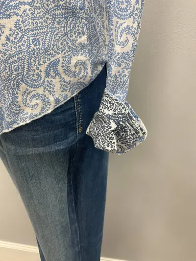 Cino Light Blue Printed Shirt