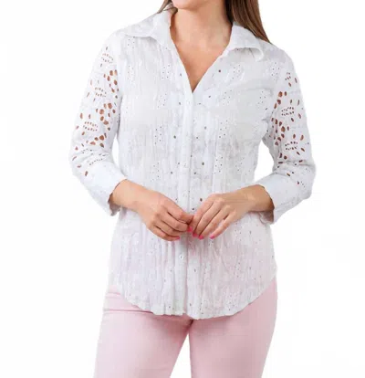 Cino Vintage Maui Shirt In White