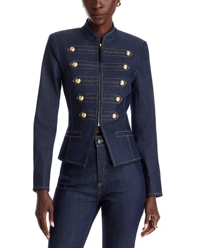 Cinq À Sept Cinq A Sept Abbott Zip Front Band Jacket In Multi