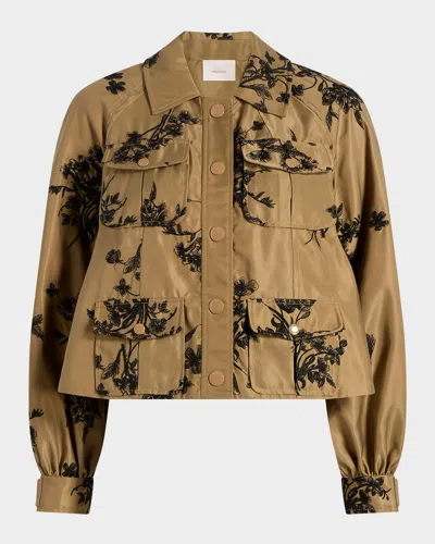 CINQ À SEPT ADAMI WILDFLOWER WHIMSY EMBROIDERED JACKET