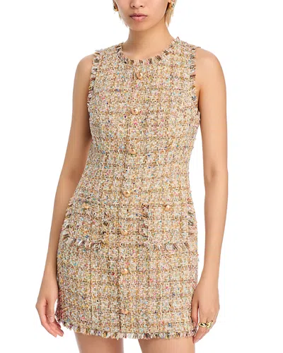 Cinq À Sept Cinq A Sept Adeline Boucle Randi Dress In Neutral