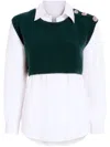 Cinq À Sept Alden Top In Green