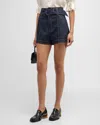 Cinq À Sept Cinq A Sept Aldi Denim Shorts In Indigo