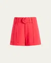 Cinq À Sept Aldi Shorts In Cherry Lemon
