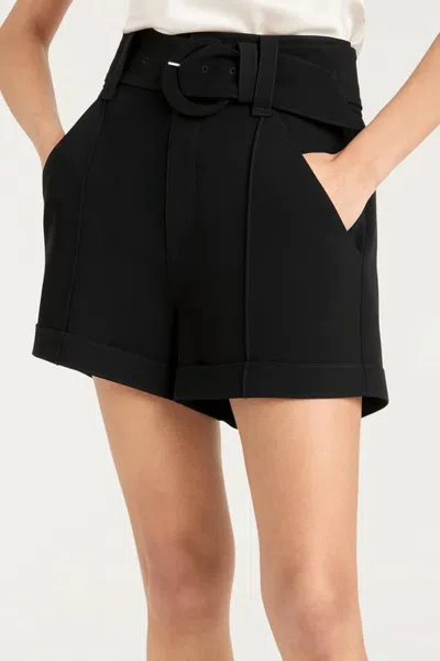 CINQ À SEPT ALDI SHORT IN BLACK