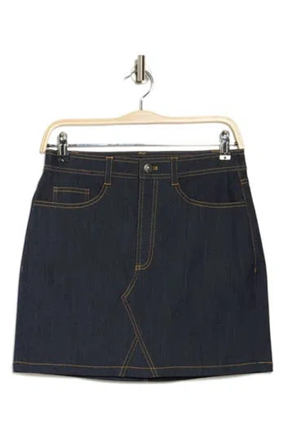 Cinq À Sept Alex Denim Miniskirt In Indigo