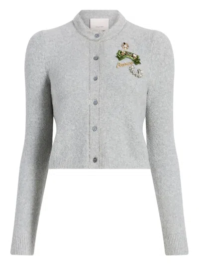 CINQ À SEPT ALLURA EMBELLISHED CARDIGAN