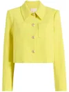 Cinq À Sept Cinq A Sept Amanda Cropped Jacket In Starfruit
