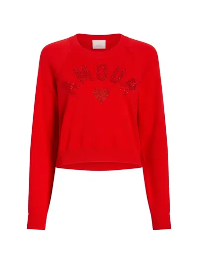 CINQ À SEPT AMOUR HEATSET SWEATER