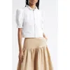 Cinq À Sept Anabella Puff Sleeve Jacket In White