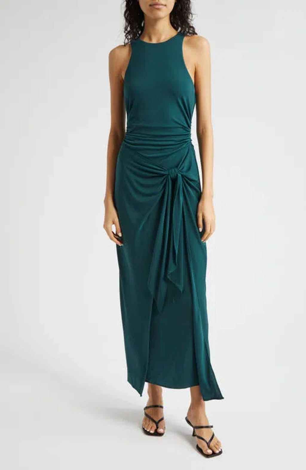 slim fit dress slacks Cinq à Sept Esther Dress in Indigo main image 1