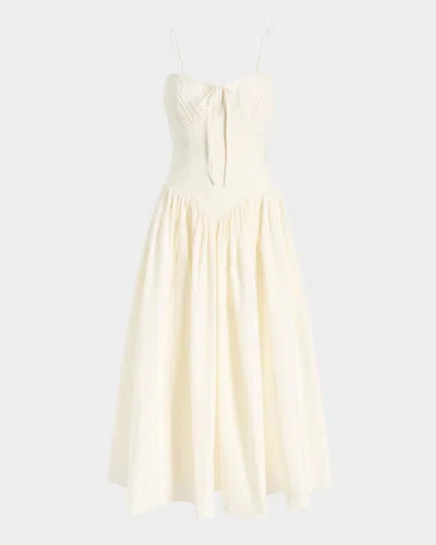 Cinq À Sept Anela Sleeveless Corset Midi Dress