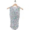 Cinq À Sept Cinq Á Sept Aniya Slim Fit Top In Pastel Multi