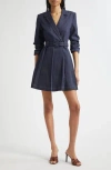 Cinq À Sept Cinq A Sept Aniyah Belted Dress In Purple