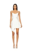 Cinq À Sept Anselle Asymmetric Short Dress In 象牙白