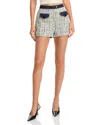 Cinq À Sept Cinq A Sept Anya Boucle Zoe Tweed Shorts In Patina Mul