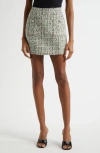 Cinq À Sept Randi Bouclé Skirt In Patina Multi
