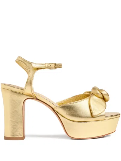 Cinq À Sept Arianna Knotted Platform Sandals In Multi