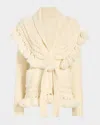 Cinq À Sept Asmi Tie-front Cardigan In Neutral