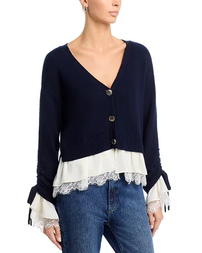 Cinq À Sept Cinq A Sept Atley Cardigan In Blue