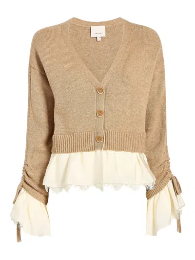 Cinq À Sept Atley Cardigan In Brown