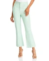 Cinq À Sept Aubrey Pinstripe Kick-flare Jeans In Lush Meadow/skylight