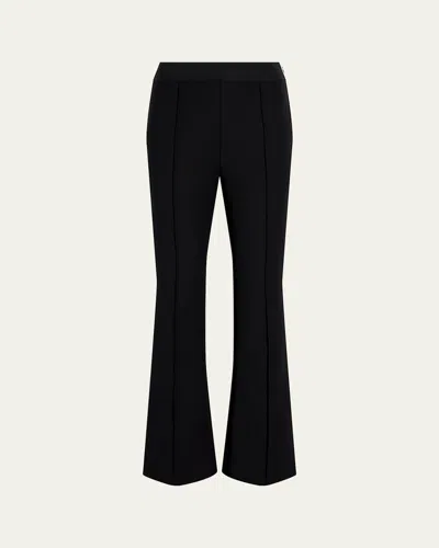 Cinq À Sept Aubrie Flare Ponte Pants In Black