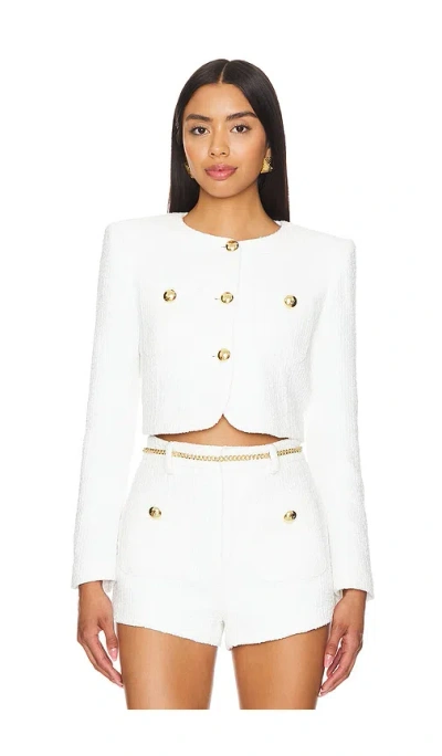 Cinq À Sept Auden Jacket In White