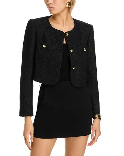 Cinq À Sept Cinq A Sept Auden Tweed Jacket In Black