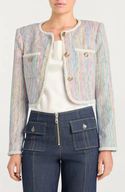 Cinq À Sept Audun Prism Tweed Jacket In Multi
