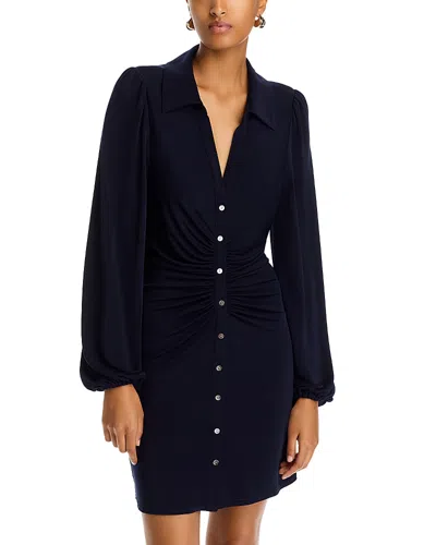 Cinq À Sept Cinq A Sept Augusta Shirt Dress In Navy