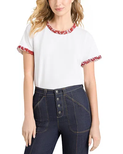 CINQ À SEPT CINQ A SEPT BANDANA BRAIDED TEE