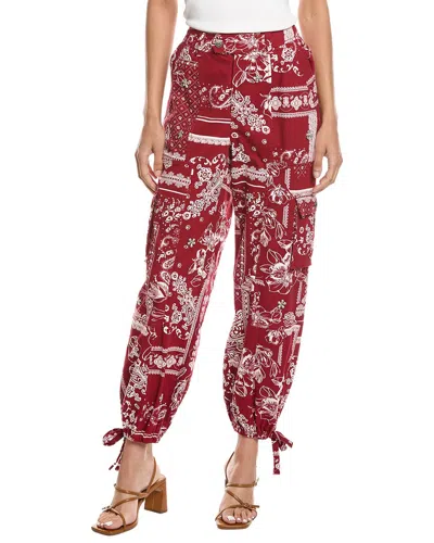 Cinq À Sept Bandana Military Twill Zola Pant In Multi