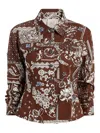 Cinq À Sept Cinq A Sept Military Twill Scrunched Sleeve Cayenne Jacket In Brown