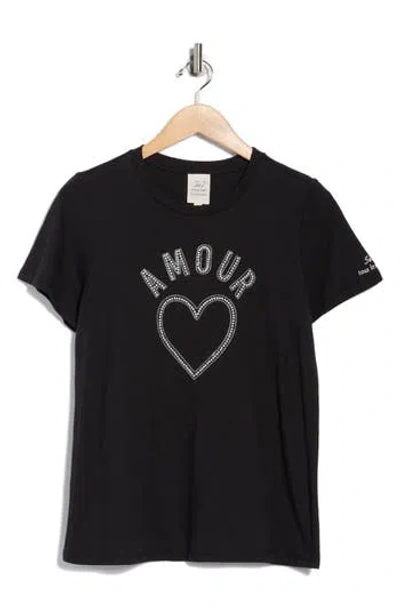 Cinq À Sept Beaded Amour Graphic T-shirt In Multi